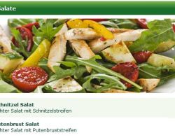 Knackige Salate beim Hauptstadt Schnitzel Lieferservice Berlin
